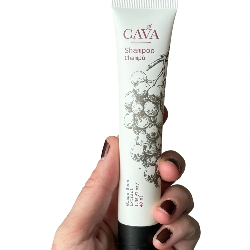 Cava Shampoo Travel Size Grape Seed Extract 1.35 fl oz